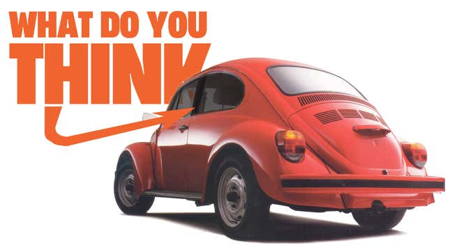 Image for article titled Important: Should VW Have Blacked Out The Beetle&#39;s B-Pillars 30 Years Ago?