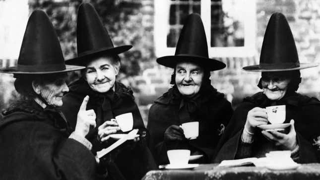 British women enjoying proper cups of tea