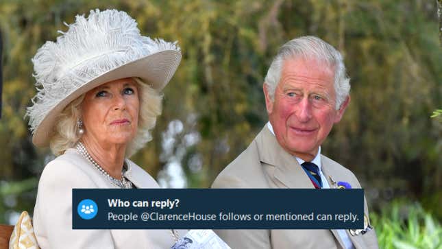 Image for article titled Charles and Camilla Deactivate Social Media Comments Cause They Can&#39;t Take The Crown Heat