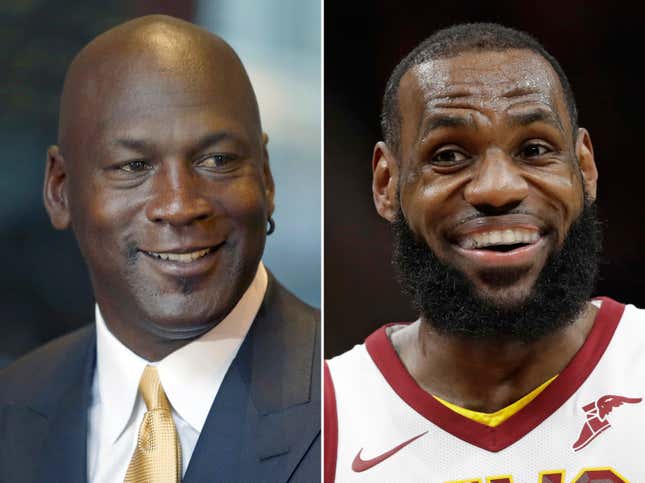 Image for article titled With Assist From LeBron, Michael Jordan’s Finally Getting Political