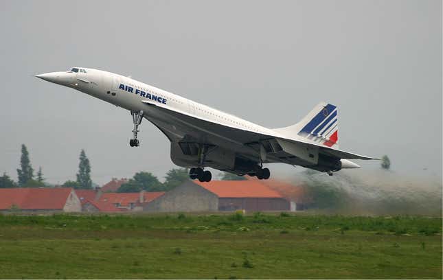 Air France Concorde photographed in 2003.