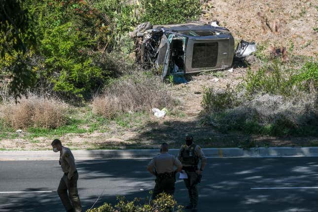 Image for article titled LA County Sheriffs May Have A Good Reason For Not Releasing What Caused Tiger Woods&#39; Crash