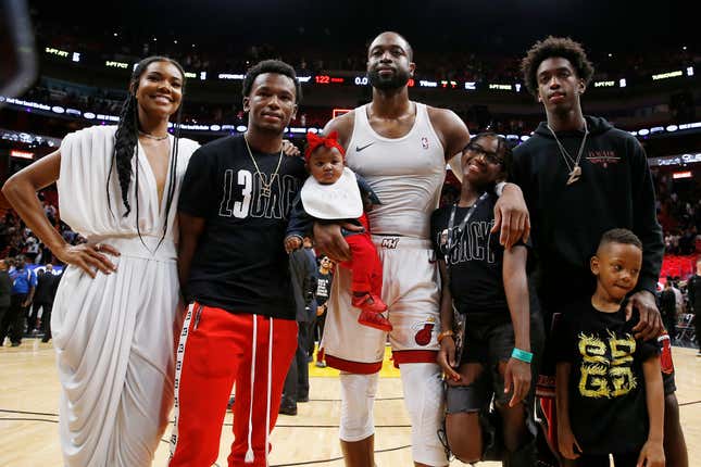 Image for article titled Dwyane Wade Continues to be an Excellent and Supportive Dad
