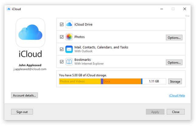 Image for article titled Update iCloud for Windows Right Now to Protect Against Ransomware