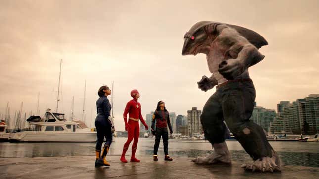 King Shark as he appears in the Arrowverse. 