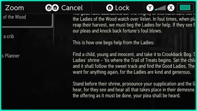 Image for article titled How To Use The Switch’s Zoom Feature To Make Game Text Bigger