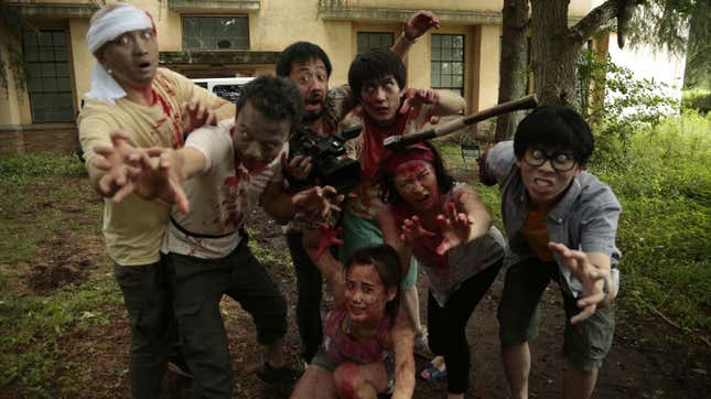 Zombies and filmmaking come together in One Cut of the Dead.
