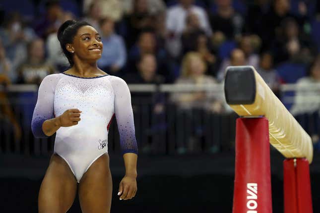 Simone Biles Reminds Us How Deep Every Gymnast's Bag Of Tricks Really Is