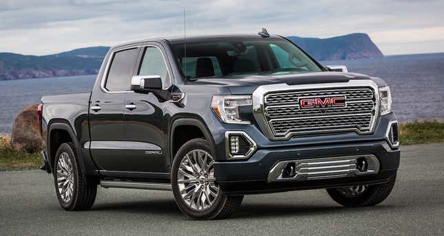 The GMC Canyon Denali will likely have a grille that looks like the one on this Sierra 1500 Denali.