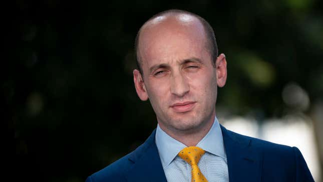 Image for article titled Someone Let Stephen Miller Back in the Capitol