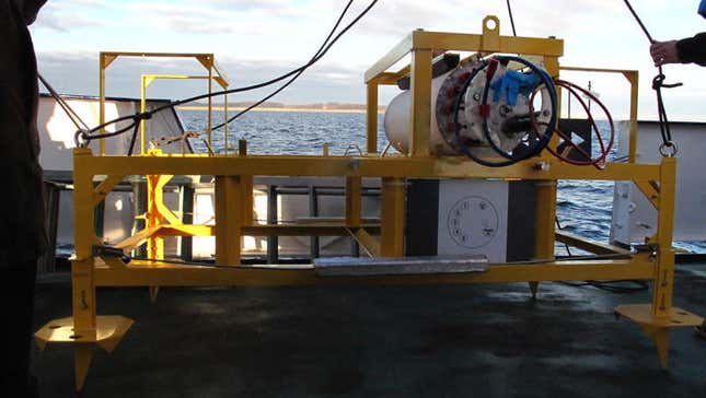One of two frames that comprise the missing Boknis Eck Observatory.