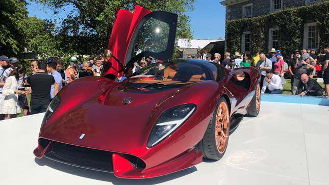 Image for article titled The De Tomaso P72 Is a Stunning Throwback Supercar With a Manual Gearbox