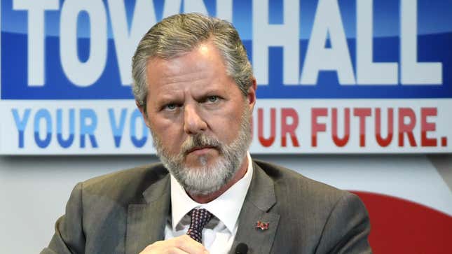 Image for article titled Jerry Falwell Jr. Isn&#39;t Going Anywhere, According to Jerry Falwell Jr.
