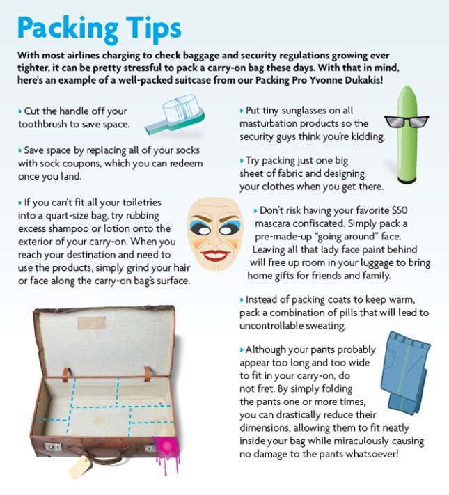 Image for article titled Packing Tips