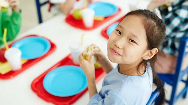 Image for article titled Is 20 minutes enough time for school lunch?