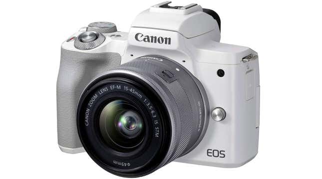 Imagen para el artículo titulado La nueva EOS M50 Mark II de Canon es una cámara sin espejo para YouTubers