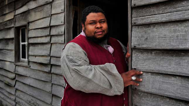 Michael W. Twitty demonstrates 18th century plantation cooking in Colonial Williamsburg