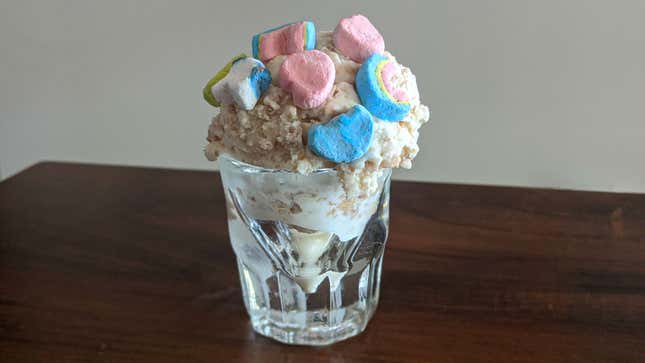 Did you know that ice cream photographs best in a shot glass?