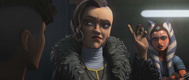 Ahsoka has to learn about the harsh world that makes people like Rafa the way they are.