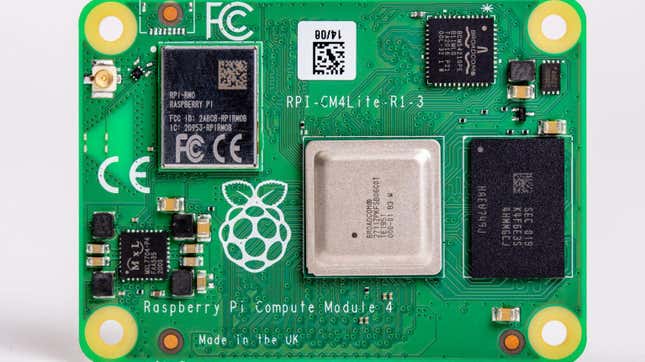 Image for article titled The Raspberry Pi 4 Compute Module Is a Mini Brain for Your DIY Projects