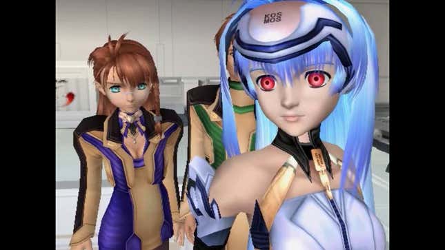 Shion and KOS-MOS in Xenosaga Episode I: Der Wille zur Macht.