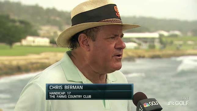 Chris Berman Sucks At Golf