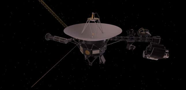 Artist’s conception of a Voyager probe.