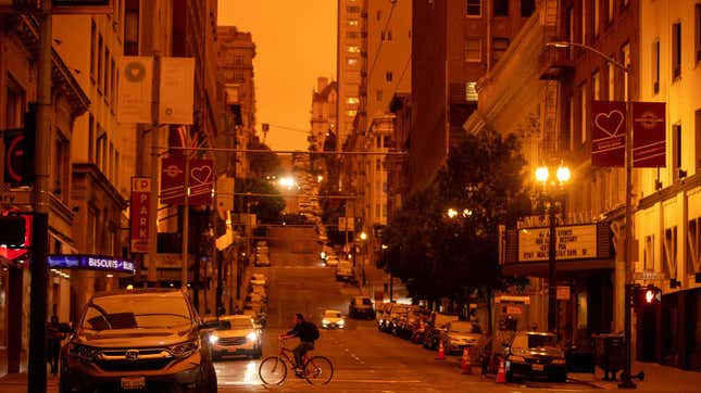 People are coping with the nightmare of the West Coast's latest wildfires through <i>Blade Runner</i> jokes