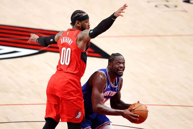 Image for article titled NBA Daily Fantasy: Is Julius Randle a sure thing? And is it time to bet on Darius Garland?