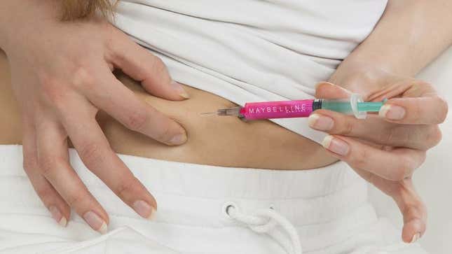 Image for article titled Maybelline Introduces Line Of Injectable Makeup To Enhance Appearance Of Internal Organs