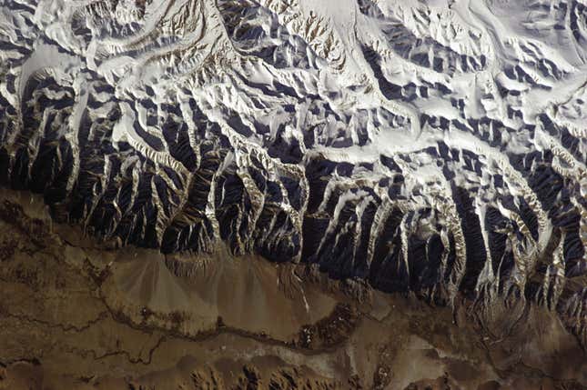 The majesty of the Himalayas.