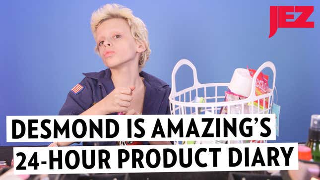 Desmond Is Amazing's 24-Hour Product Diary: 'Glitter Brows!'