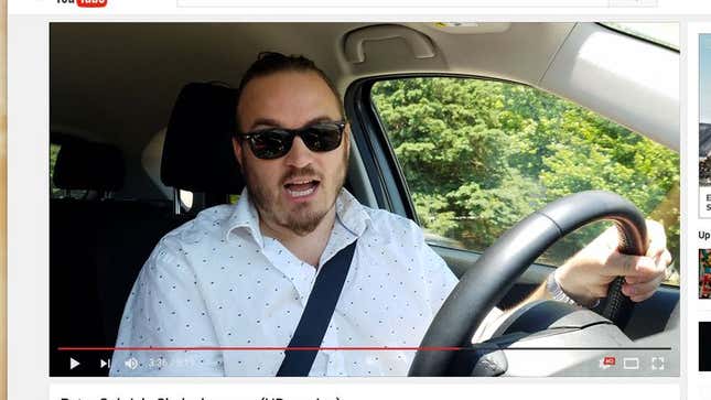 Image for article titled Man Driving While Making YouTube Video To Explain How PC Culture Destroying America