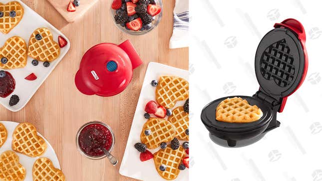 Dash Mini Maker Machine for Heart Shaped Individual Waffles | $7 | Amazon