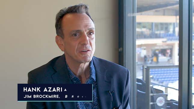 Hank Azaria says making this season of <i>Brockmire </i>was more challenging than the first