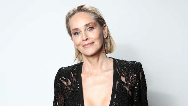 Image for article titled Sharon Stone Says Being Struck By Lightning Is &#39;Like, Woah!&#39;