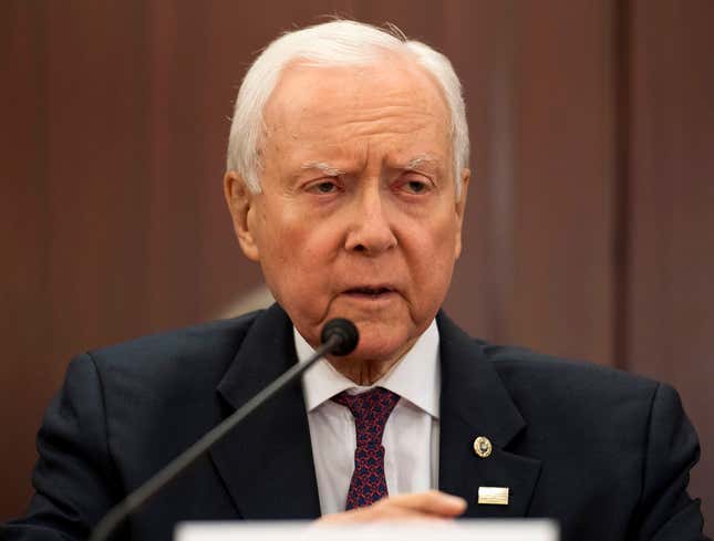 Image for article titled Orrin Hatch: ‘As A Father Of Daughters, I Don’t Give A Flying Fuck What Happens To Them’