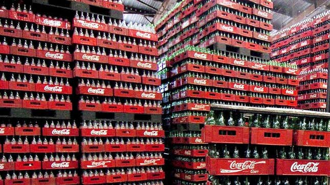 Experts estimate that the average can of Coca-Cola contains nearly 12 ounces of potable but entirely inaccessible freshwater.