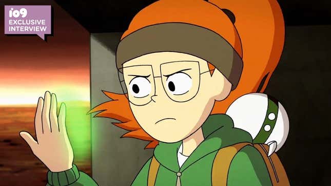 A scene from the first season of Infinity Train.