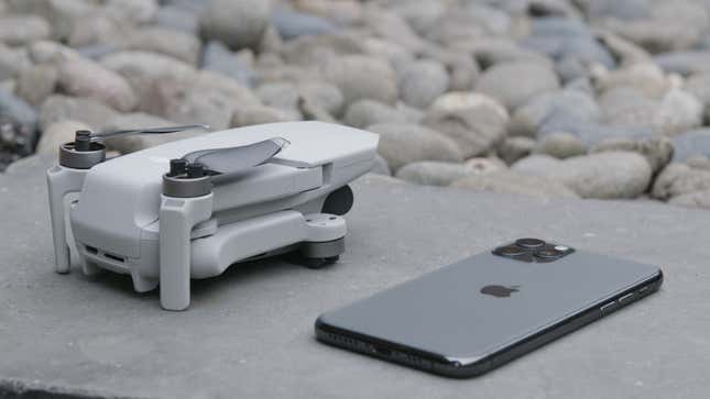 The Mavic Mini is only slightly heavier than an iPhone 11 Pro.