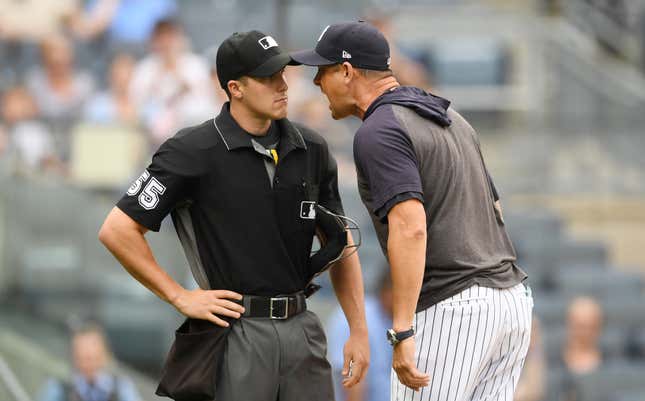Image for article titled Aaron Boone Explains What It Means To Be A Fucking Savage In That Fucking Box