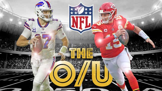 Josh Allen and an injured Patrick Mahomes match up tonight with a trip to the Super Bowl on the line.