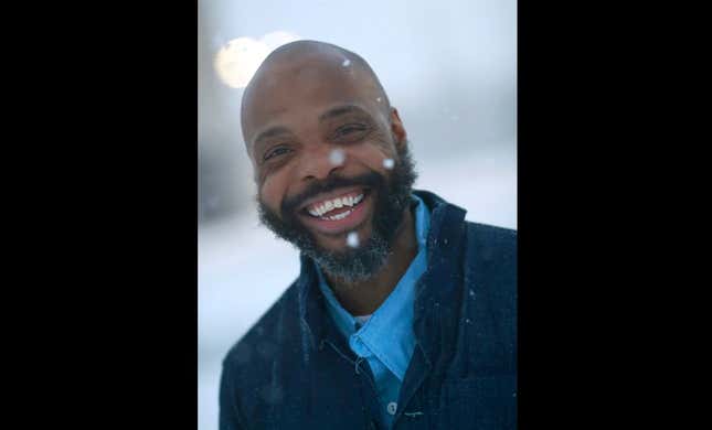 Termaine Hicks smiles after he was released from SCI Phoenix Prison Wednesday, Dec. 16, 2020, in Collegeville, Pa. Hicks was exonerated Wednesday after serving 19 years in prison. 