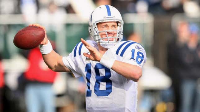Image for article titled Colts Tap Quarterback Peyton Manning To Start Playoff Game