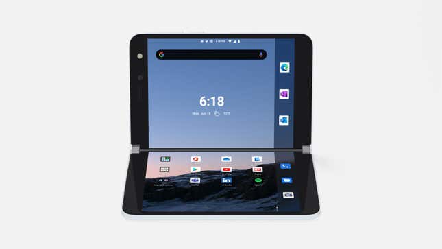 Imagen para el artículo titulado Microsoft anuncia el precio y las especificaciones del Surface Duo, su primer teléfono con Android
