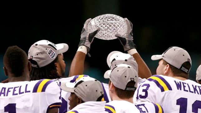 Image for article titled National Champion LSU Retires At The Top Of Its Game