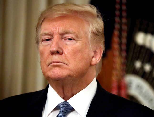 Image for article titled Trump Warns Iran Not To Kill Any Protesters Who U.S. Already Has Dibs On