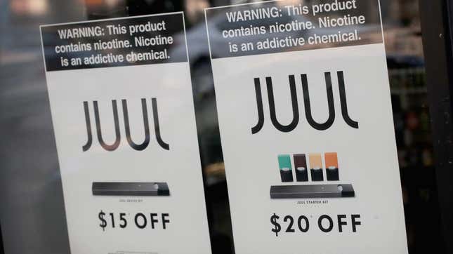 Image for article titled Juul Heist Thwarted by Lyft Driver, Cops Also