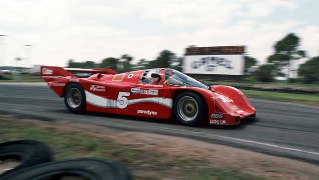 When Porsche 962s And A Caitlyn Jenner-Driven Fox-Body Mustang Battled It Out At Sebring
