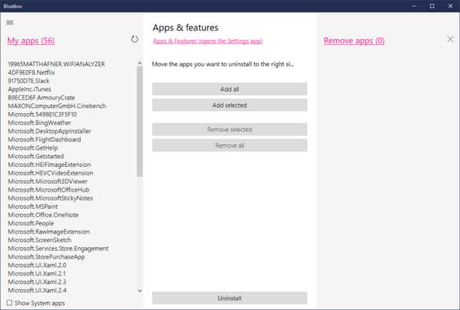 Imagen para el artículo titulado Cómo eliminar para siempre las apps no deseadas que vienen preinstaladas con Windows 10